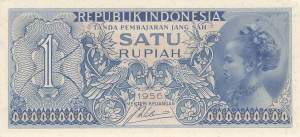 Indonesien 1 Rupiah 1956 p74